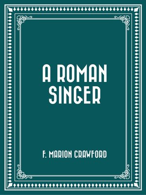 cover image of A Roman Singer